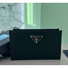 Prada Saffiano leather card holder 2MC086 black/gold 2025