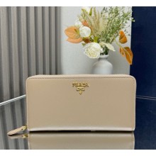 Prada Large Saffiano Leather Wallet 1ML506 beige 2025