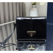 Prada smooth leather wallet 1Mh023 black 2025