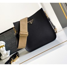 Prada Leather tote bag 1BH220 Black 2025