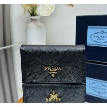 Prada Small Saffiano Leather Wallet 1MC122 black 2025