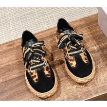 Jimmy Choo Diamond Light Flex F Natural Leopard Print Pony Leather Trainers natural/black 2025