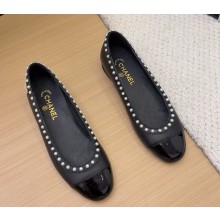 Chanel Ballet flats patent & lambskin black 2025