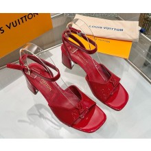 Louis Vuitton 1AGUQT Swing Sandal Patent calf leather red heel 5.5cm 2025