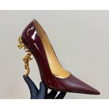 Christian Louboutin Belle Pump 100 mm Pumps Patent calf leather Burgundy 2025