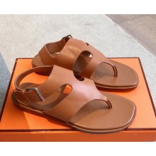 Hermes Karen sandal  in calfskin naturel 2025