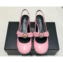 Versace 30mm Gianni Ribbon slingback pumps pink 2025