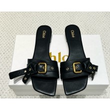 Chloé  Mae sandals black Calf Leather 2025