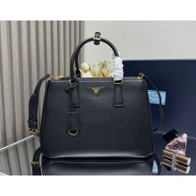 Prada Large Galleria leather bag 1BA274 black 2025
