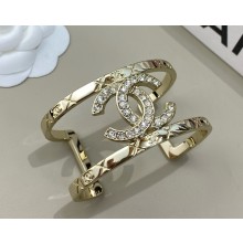 Chanel Cuff Metal & Strass Gold & Crystal ABF259 2025