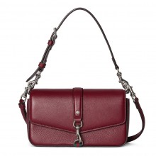 Gucci Small crossbody bag with hook closure 821623 Gucci Rosso Ancora red grainy leather 2025