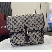 Gucci Children's GG canvas messenger bag 793823 Beige and blue Original GG canvas 2025