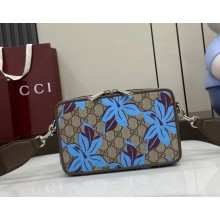 Gucci GG printed mini bag 841177 Beige and dark brown GG Surpreme canvas 2025