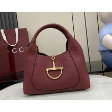 Gucci Softbit medium top handle bag 837467 Gucci Rosso Ancora red grainy leather 2025