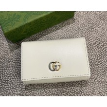 Gucci GG wallet 790067 white soft leather 2025