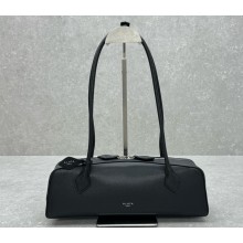 Alaia LE TECKEL MEDIUM shoulder BAG IN GOATSKIN black 2025