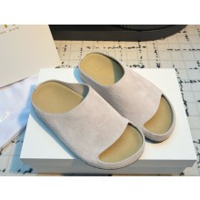 The Row Hugo suede mules sandals 041401 2025