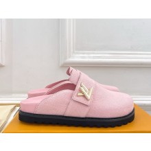 Louis Vuitton women/men 1AGVO3 LV Cosy Comfort Mule Pink Monogram denim 2025