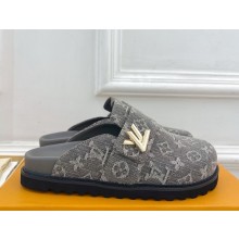 Louis Vuitton women/men 1AGVOX LV Cosy Comfort Mule Grey Monogram denim 2025