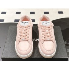 Chanel Sneakers Calfskin 041403 pink 2025