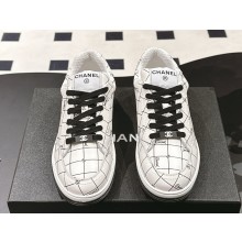 Chanel Sneakers Calfskin 041405 white & black 2025