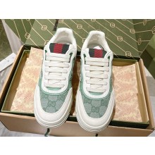 GUCCI women/men Gucci Re-Web sneaker 824221 Green GG canvas 2025