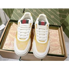 GUCCI women/men Gucci Re-Web sneaker 824221 Light beige GG canvas 2025