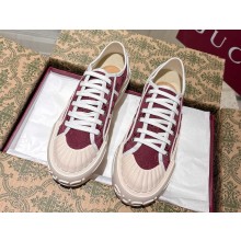 GUCCI Women's chunky sneaker 816879 Gucci Rosso Ancora red GG canvas 2025