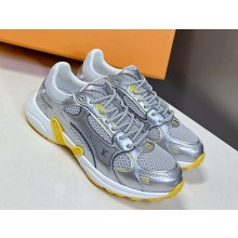 Louis Vuitton women/men 1AHOVW LV Olympia Sneaker Silver/Yellow Mix of materials 2025