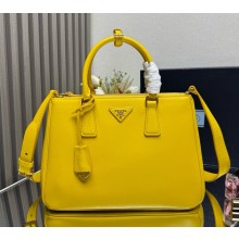Prada Large Prada Galleria leather bag 1BA274 Sunny Yellow 2025