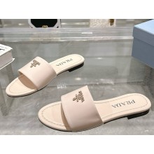 Prada patent leather slides nude 2025