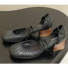 LEMAIRE Micro Ballerina pumps black heel 1cm/5cm/8.5cm 2025