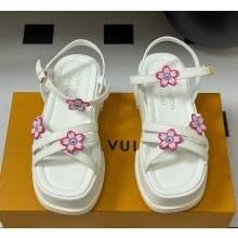 Louis Vuitton x Takashi Murakami Maya Platform Sandal white 2025