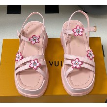Louis Vuitton x Takashi Murakami Maya Platform Sandal pink 2025