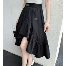 Prada black cotton skirt 2025
