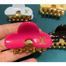 Louis Vuitton hair clip fuchsia 2025