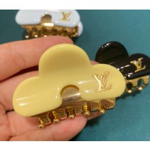 Louis Vuitton hair clip light yellow 2025