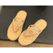 Chanel slide Sandal suede with cc beige 2025