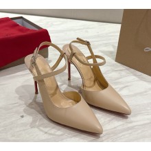 Christian Louboutin Jenlove pump Kid leather 100 mm Blush 2025