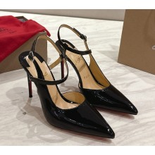 Christian Louboutin Jenlove pump patent leather 100 mm Black 2025