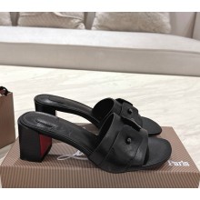 Christian Louboutin So CL Mule 85 mm Mules sandals Calf leather black 2025
