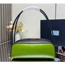 Prada Swing shoulder bag 1bc249 green / black 2025