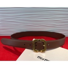 MIU MIU Width 3.4cm belt 050701 2025