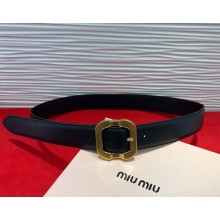 MIU MIU Width 3.4cm belt 050702 2025