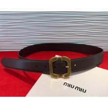MIU MIU Width 3.4cm belt 050705 2025