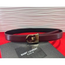Saint Laurent Width 3.0cm belt 050708 2025