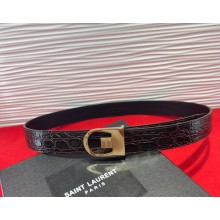 Saint Laurent Width 3.0cm belt 050709 2025