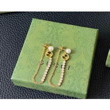 Gucci Blondie crystal pearl earrings 050902 2025