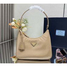 Prada Re-Edition 2005 Re-Nylon and Saffiano mini bag 1N204M beige 2025