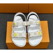 Louis Vuitton 1AHNXQ LV Sunset Comfort Sandal Dune Beige Monogram canvas 2025